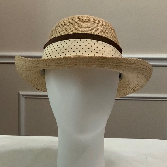 Tilley REBECCA R2 Raffia hat-Natural/Ivory/Brown - Picture 1 of 14